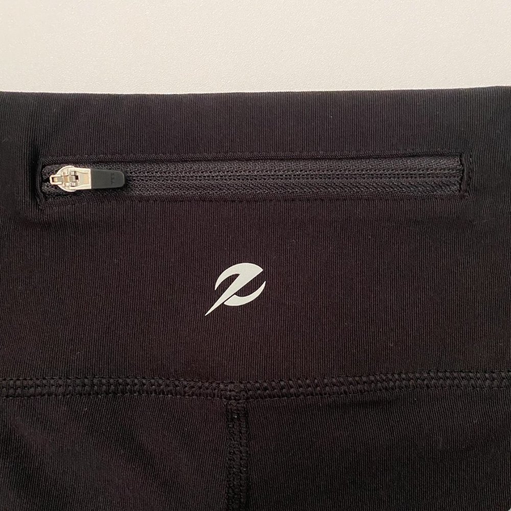 NEW Women's Black Energy Zone 7/8th Length Leggings w/ Mesh Detail